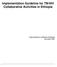 Implementation Guideline for TB/HIV Collaborative Activities in Ethiopia