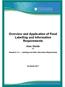 Overview and Application of Food Labelling and Information Requirements