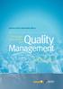 Division of the Chief Health Officer. Quality. Strategic Directions for. Management