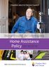 Home Assistance Policy 2014/2018