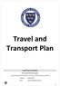 Travel and Transport Plan