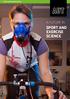 SPORT AND EXERCISE SCIENCE A FUTURE IN