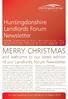 Huntingdonshire Landlords Forum Newsletter