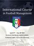 International Course in Football Management