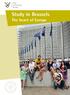 Study in Brussels. The heart of Europe