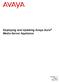 Deploying and Updating Avaya Aura Media Server Appliance