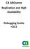 CA ARCserve. Replication and High Availability. Debugging Guide r16.5
