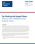 De-Risking the Supply Chain: Cisco s Risk Intelligence and Analytic Tools
