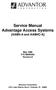 Service Manual Advantage Access Systems
