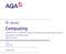 A-level Computing. COMP3/Unit 3: Problem Solving, Programming, Operating Systems, Databases and Networking Mark scheme. 2510 June 2013.
