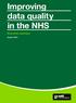 Improving data quality in the NHS Executive summary