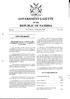 GOVERNMENT GAZETTE. Advertisements OF THE. N$1.50 WINDHOEK - 29 September 2000 PROCEDURE FOR ADVERTISING IN THE GOVERNMENT GAZETTE OF THE REPUBLIC