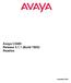 Avaya C3000 Release 3.1.1 (Build 7900) Readme