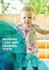 Section 4. Hearing loss and hearing tests