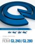 ROMI GL 240 ROMI GL 240M ROMI GL 280 ROMI GL 280M. Technical Specifications ROMI GL 240 / GL 280
