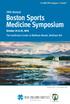 Boston Sports Medicine Symposium