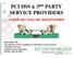 PCI DSS & 3 RD PARTY SERVICE PROVIDERS