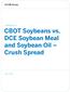 COMMODITIES. CBOT Soybeans vs. DCE Soybean Meal and Soybean Oil Crush Spread