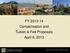 FY 2013-14 Compensation and Tuition & Fee Proposals April 9, 2013. Office of the Vice President for Budget and Finance 1