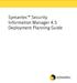 Symantec Security Information Manager 4.5 Deployment Planning Guide