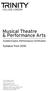 Musical Theatre & Performance Arts