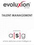 HR Suite TALENT MANAGEMENT. powered by. where data becomes intelligence