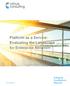 Platform as a Service: Evaluating the Landscape for Enterprise Adoption