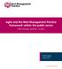 Agile and the Best Management Practice framework within the public sector