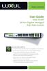 User Guide XMS-1024P 24 Port Gigabit Managed PoE/PoE+ Switch