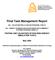 Final Task Management Report