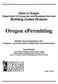 State of Oregon Department of Consumer and Business Services Building Codes Division. Oregon epermitting