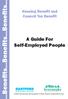 A Guide For Self-Employed People