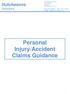 Personal Injury/Accident Claims Guidance