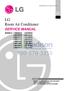 Room Air Conditioner SERVICE MANUAL. website http://www.lgservice.com CAUTION
