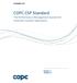 COPC CSP Standard The Performance Management System for Customer Contact Operations