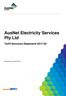 AusNet Electricity Services Pty Ltd. Tariff Structure Statement 2017-20