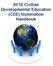 AY16 Civilian Developmental Education (CDE) Nomination Handbook
