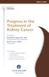 Progress in the Treatment of Kidney Cancer