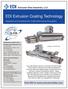 EDI Extrusion Coating Technology