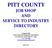 PITT COUNTY JOB SHOP AND SERVICE TO INDUSTRY DIRECTORY