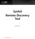 SysAid Remote Discovery Tool