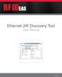 Ethernet 241 Discovery Tool User Manual