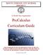 PreCalculus Curriculum Guide