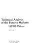 Technical Analysis of the Futures Markets:
