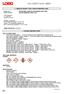 USA SAFETY DATA SHEET
