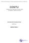 COSITU. Software for the Calculation of Costs, Tariffs and Rates for Telephone Services. Telecommunication Development Bureau.