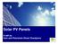 Solar PV Panels. A talk by Ham and Petersham Street Champions