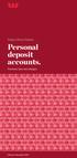 Personal deposit accounts.