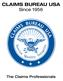 CLAIMS BUREAU USA Since 1956