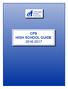 CPS HIGH SCHOOL GUIDE 2016-2017